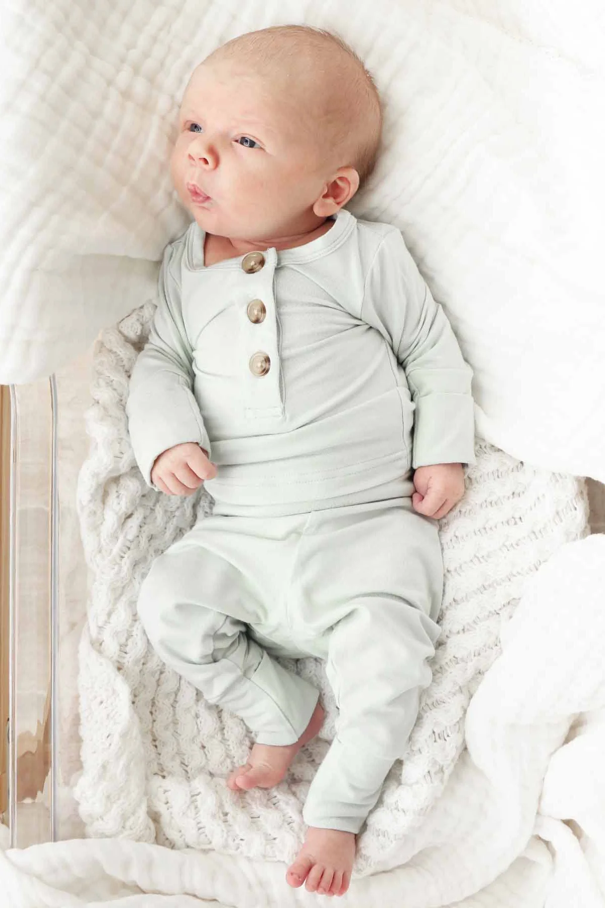 2pc Bamboo Button Top & Bottom - Image 16