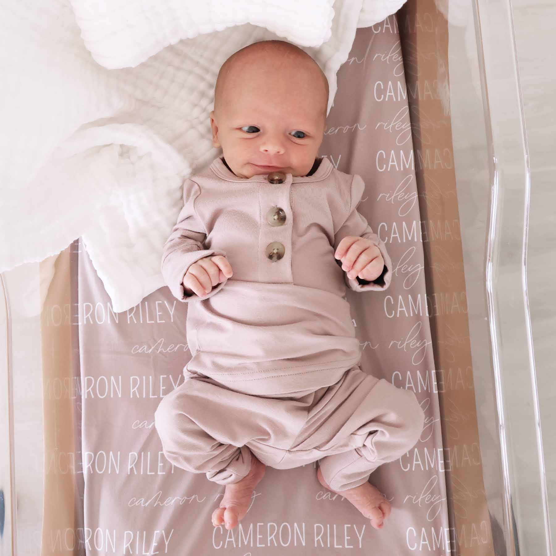 2pc Bamboo Button Top & Bottom | Mocha - Image 5