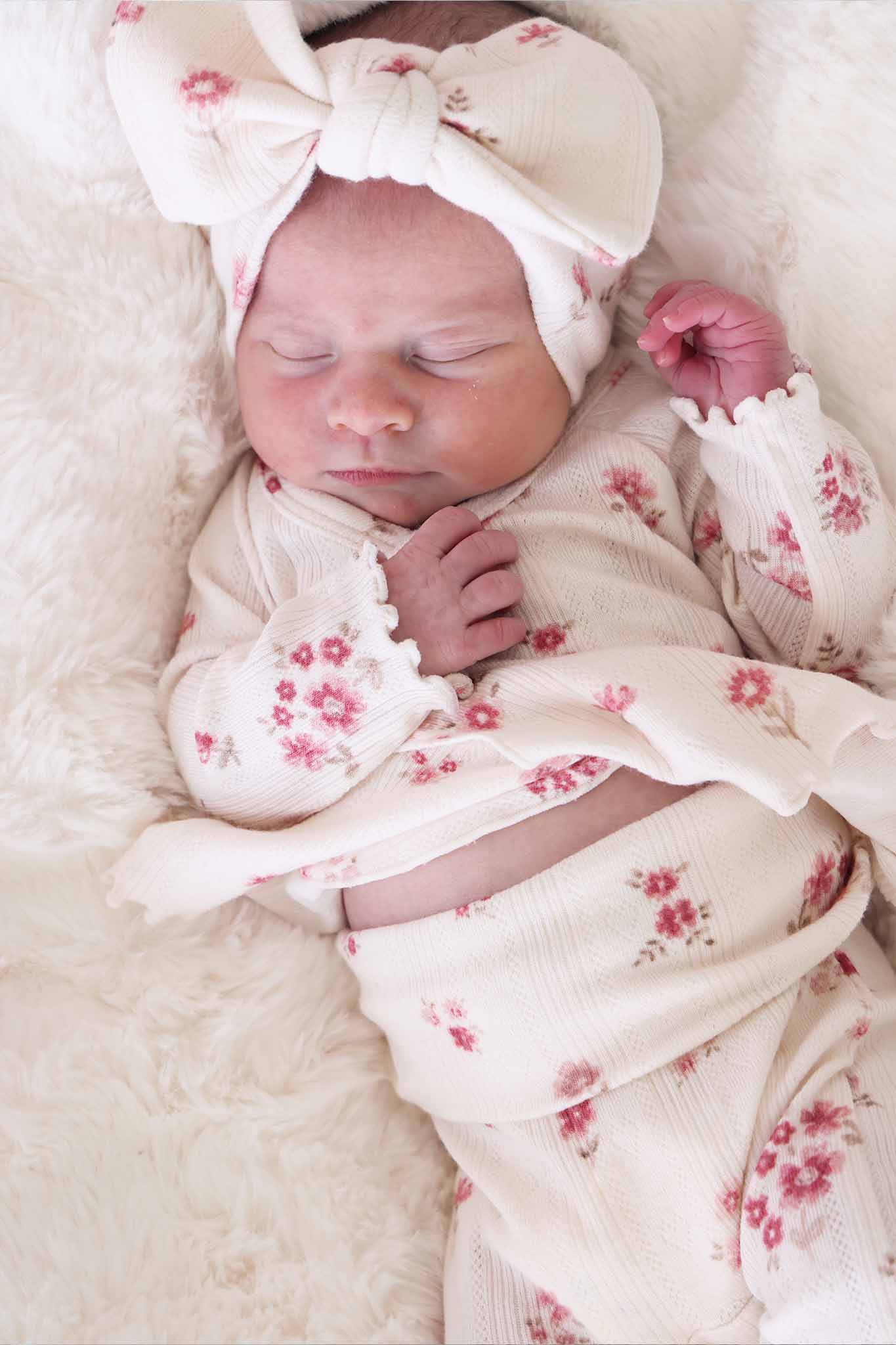 2pc Pointelle Crossover Top & Bottom | Precious Posies - Image 6