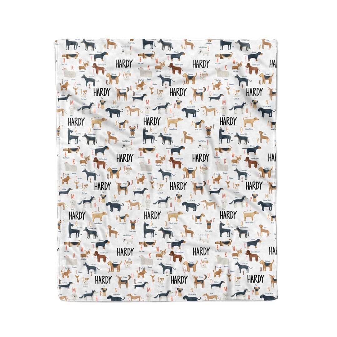 ABC Paw-ty Personalized Kids Blanket - Image 4