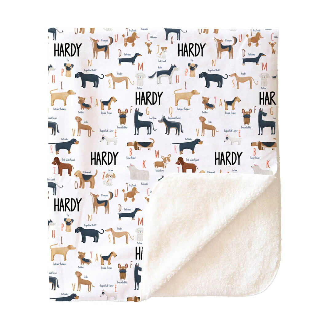 ABC Paw-ty Personalized Kids Blanket - Image 6