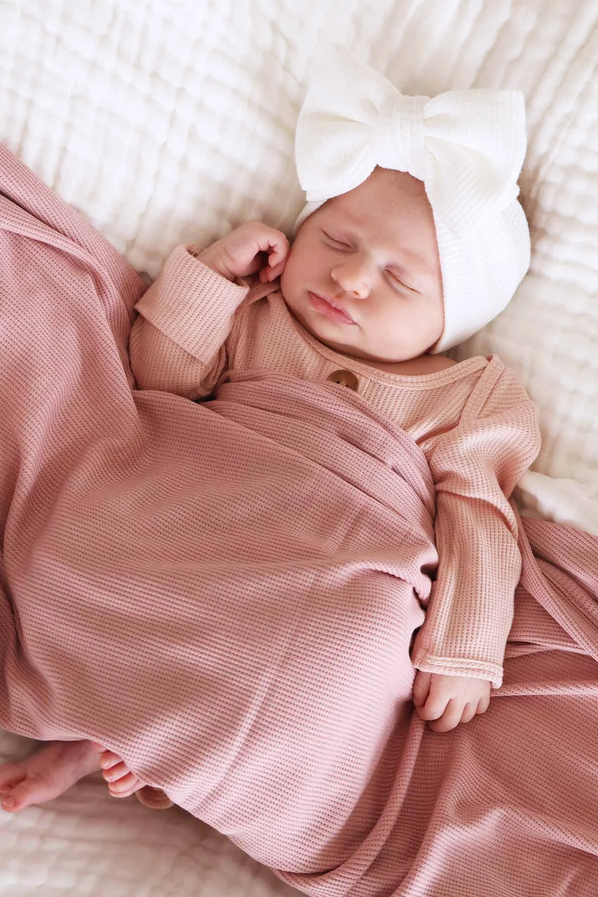 All Bamboo Waffle Swaddle Blankets - Image 10