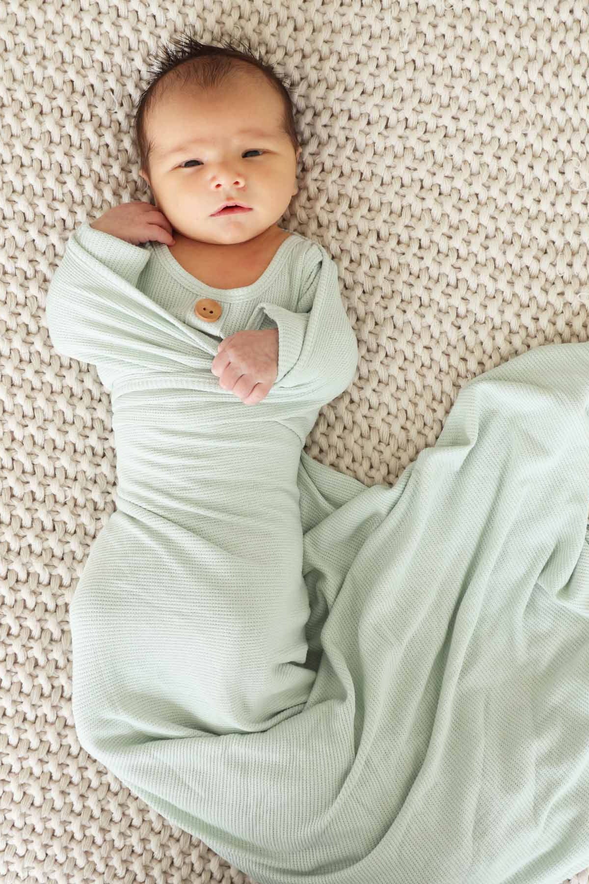 All Bamboo Waffle Swaddle Blankets - Image 14