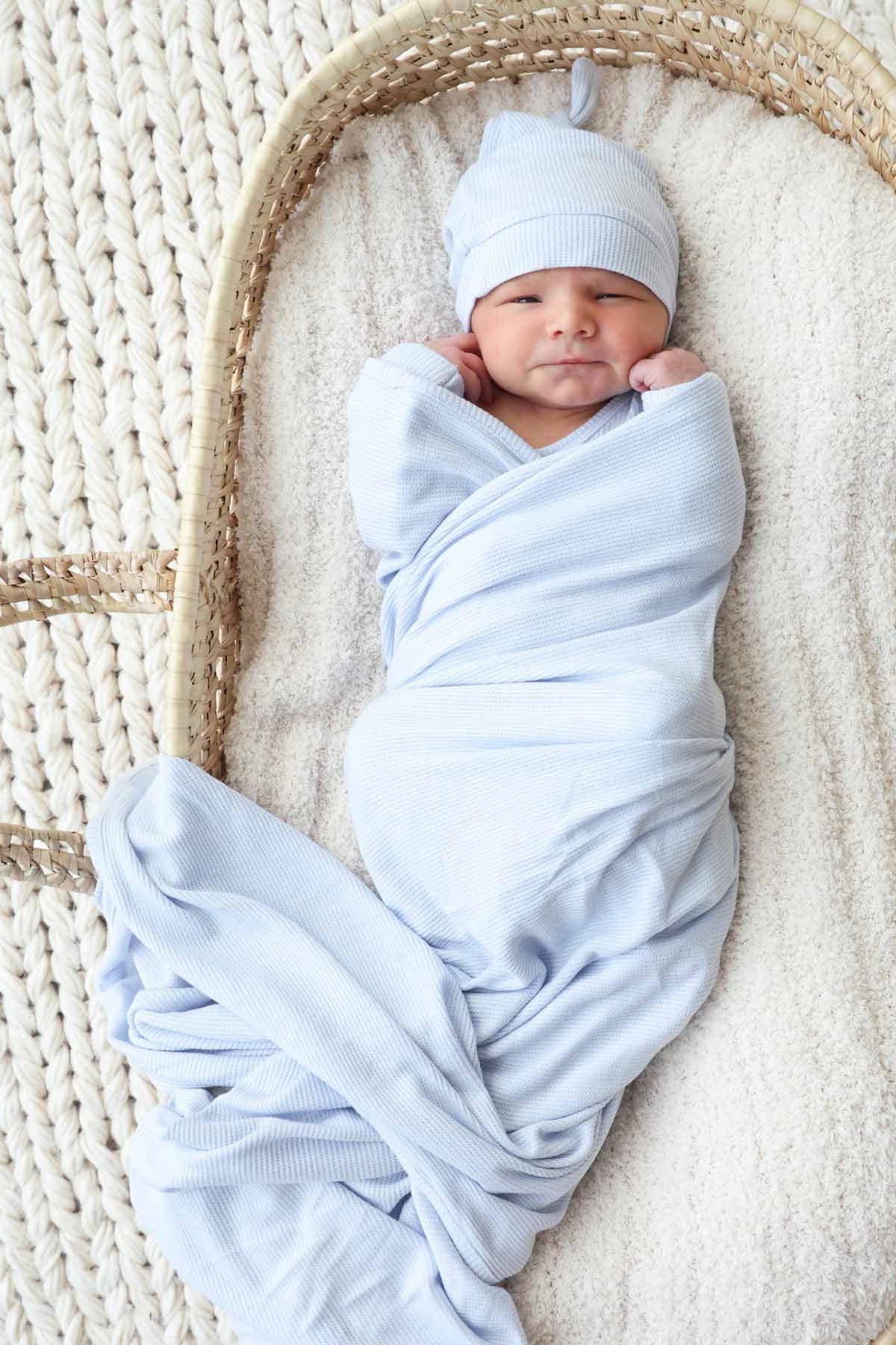 All Bamboo Waffle Swaddle Blankets - Image 18