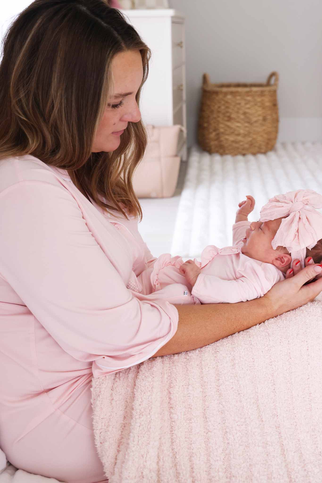 Labor & Delivery Nightgown | Baby Pink - Image 9