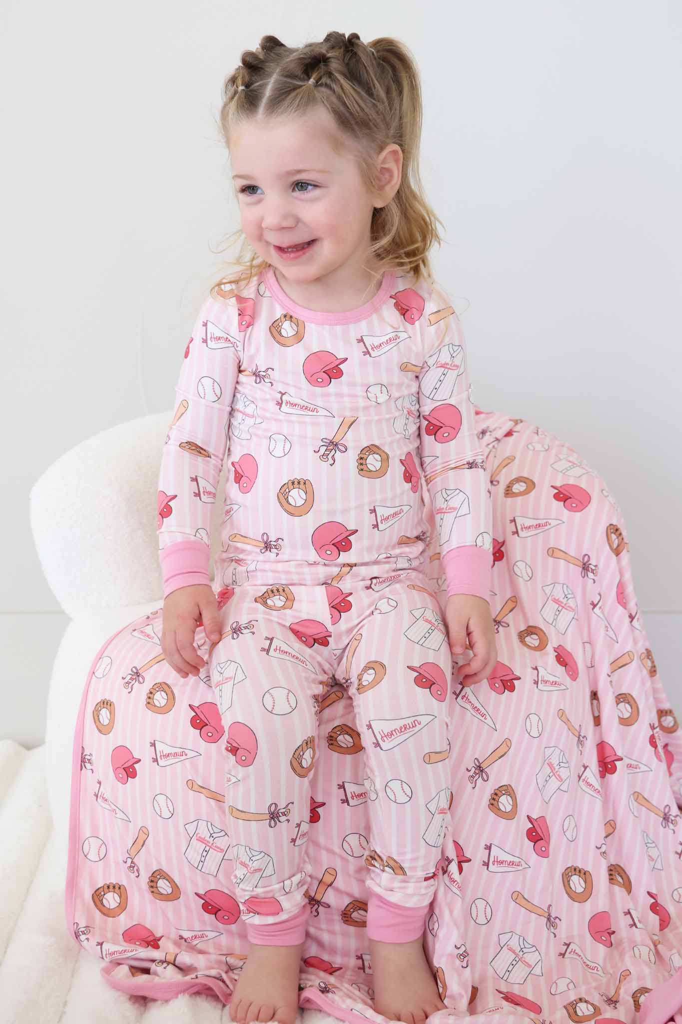 Ballpark Babes Two Piece Pajama Set - Image 3