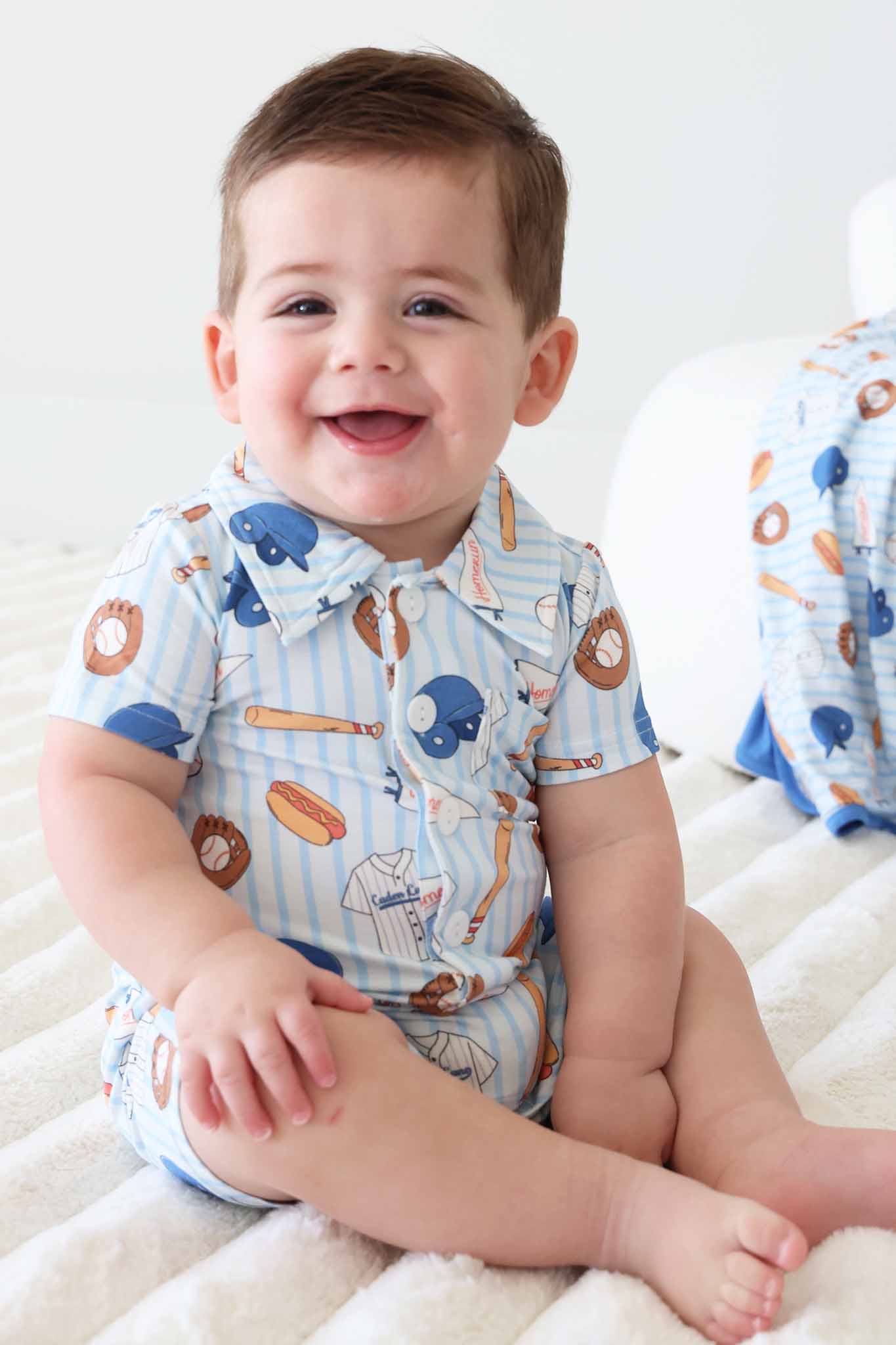 Ballpark Bros Button Romper - Image 7
