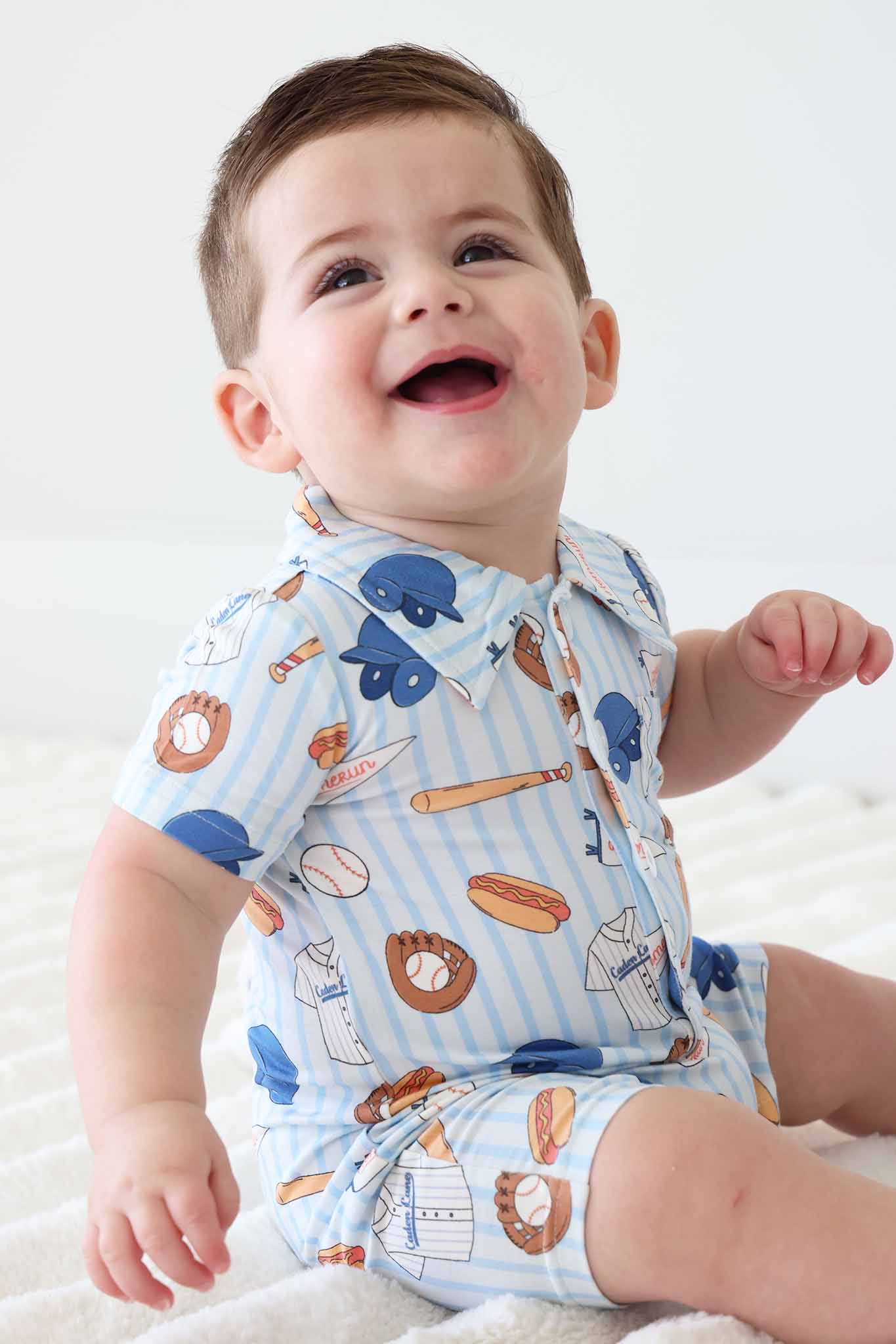 Ballpark Bros Button Romper - Image 9
