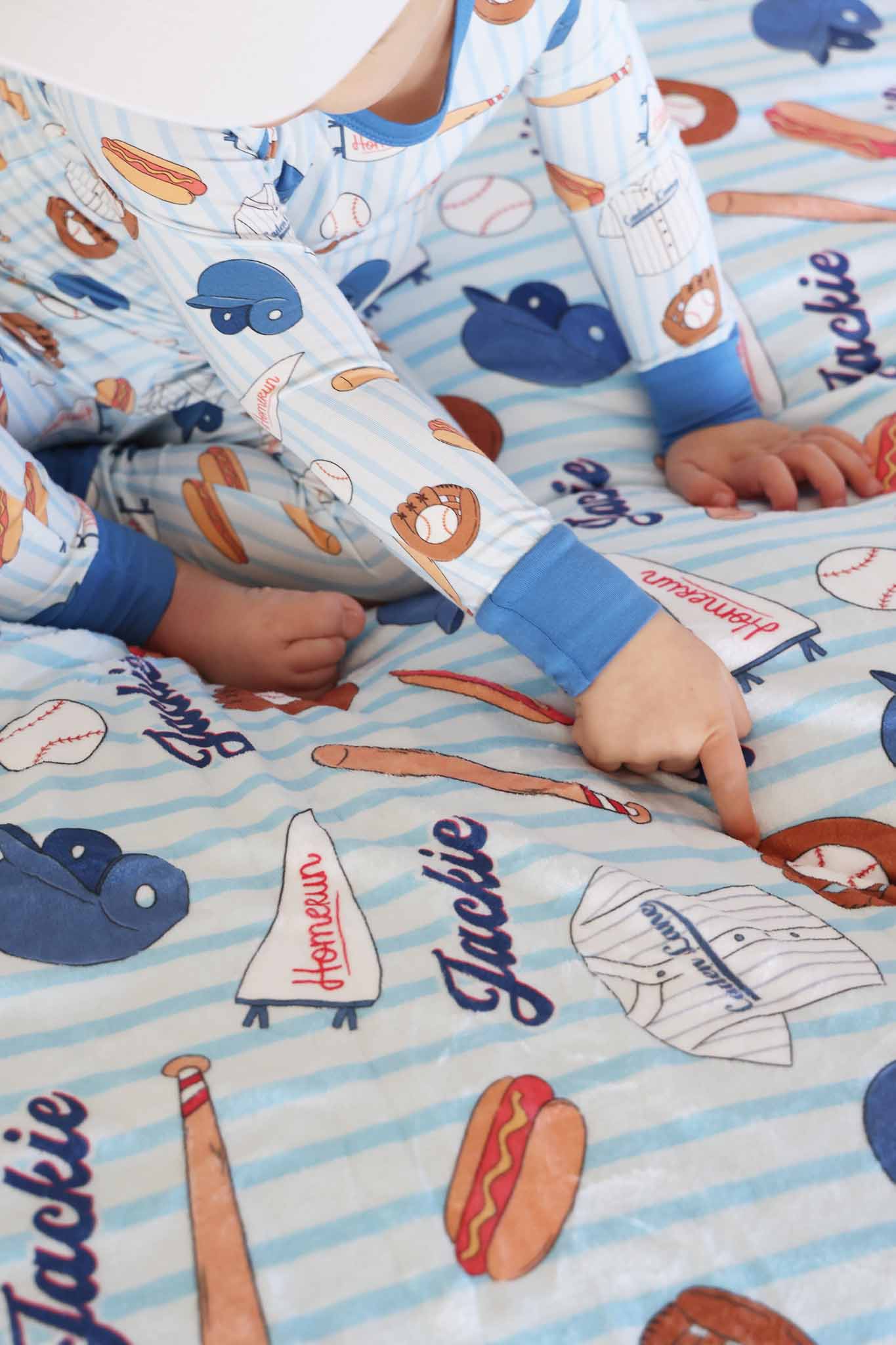 Ballpark Bros Personalized Kids Blanket - Image 3