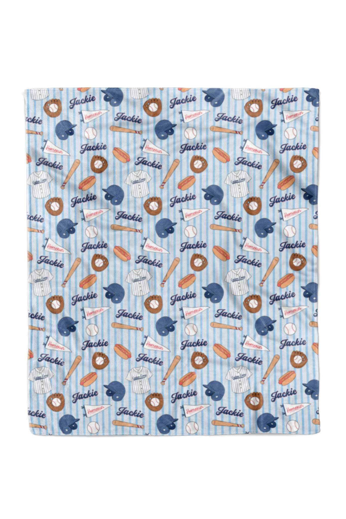 Ballpark Bros Personalized Kids Blanket - Image 4