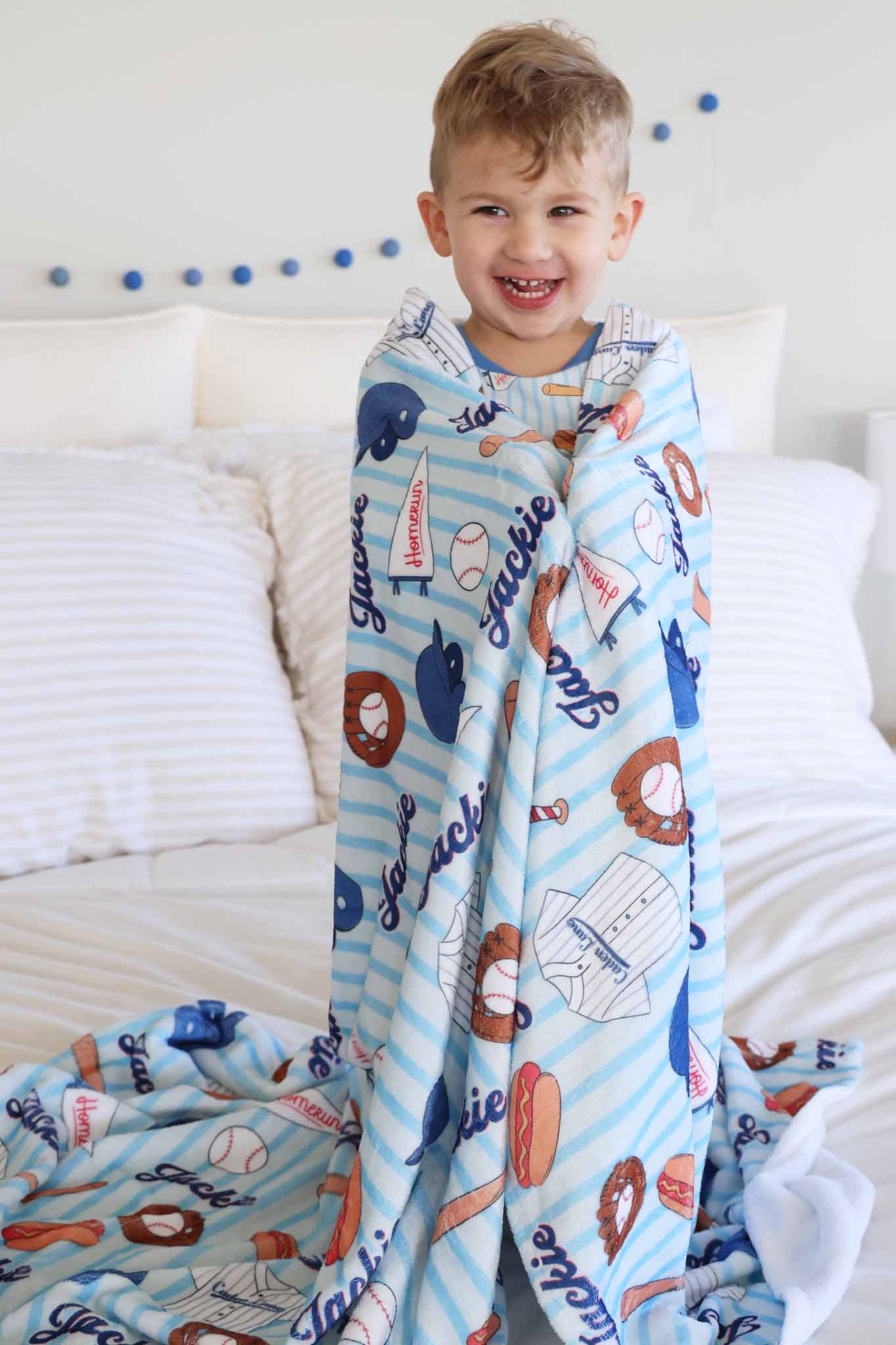 Ballpark Bros Personalized Kids Blanket - Image 6