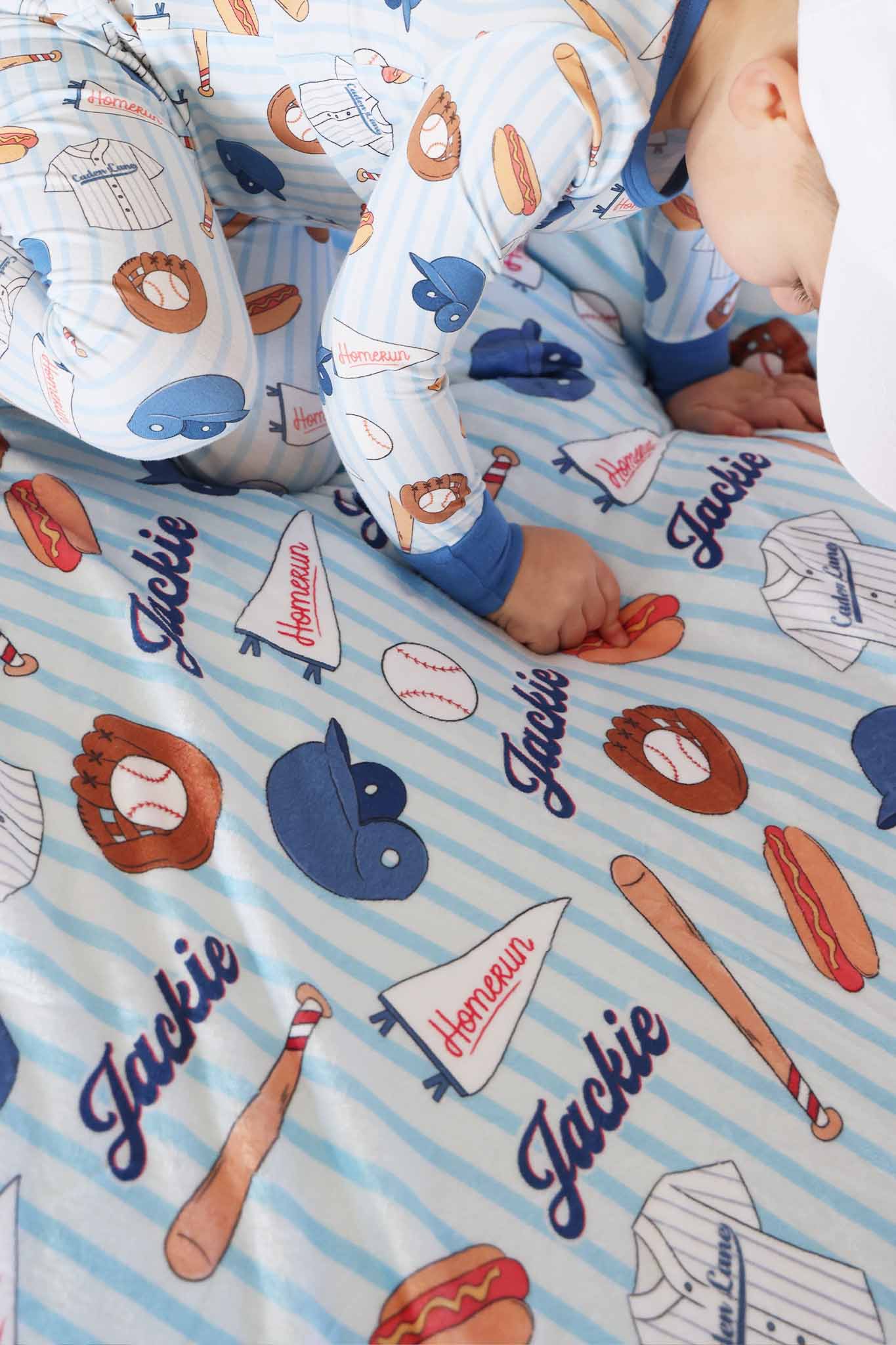 Ballpark Bros Personalized Kids Blanket - Image 7