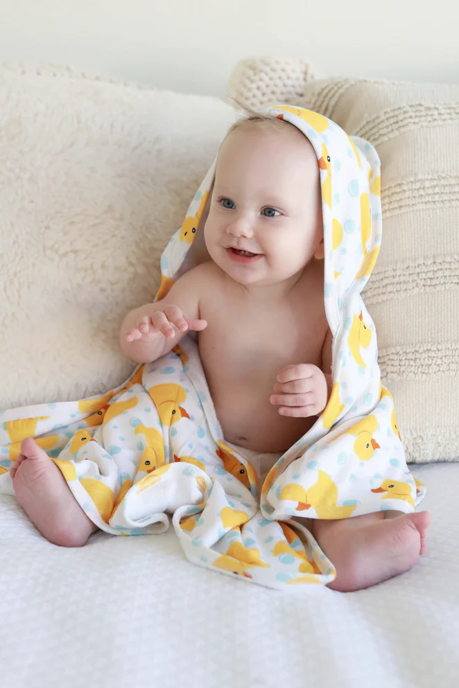 Bamboo Hooded Towel | Rubber Ducks - Image 5
