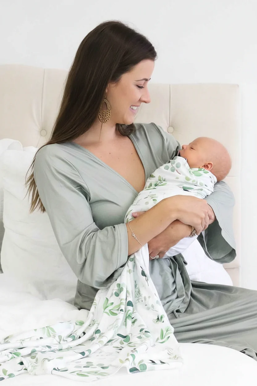 Bamboo Knit Maternity Robe | Solids - Image 9