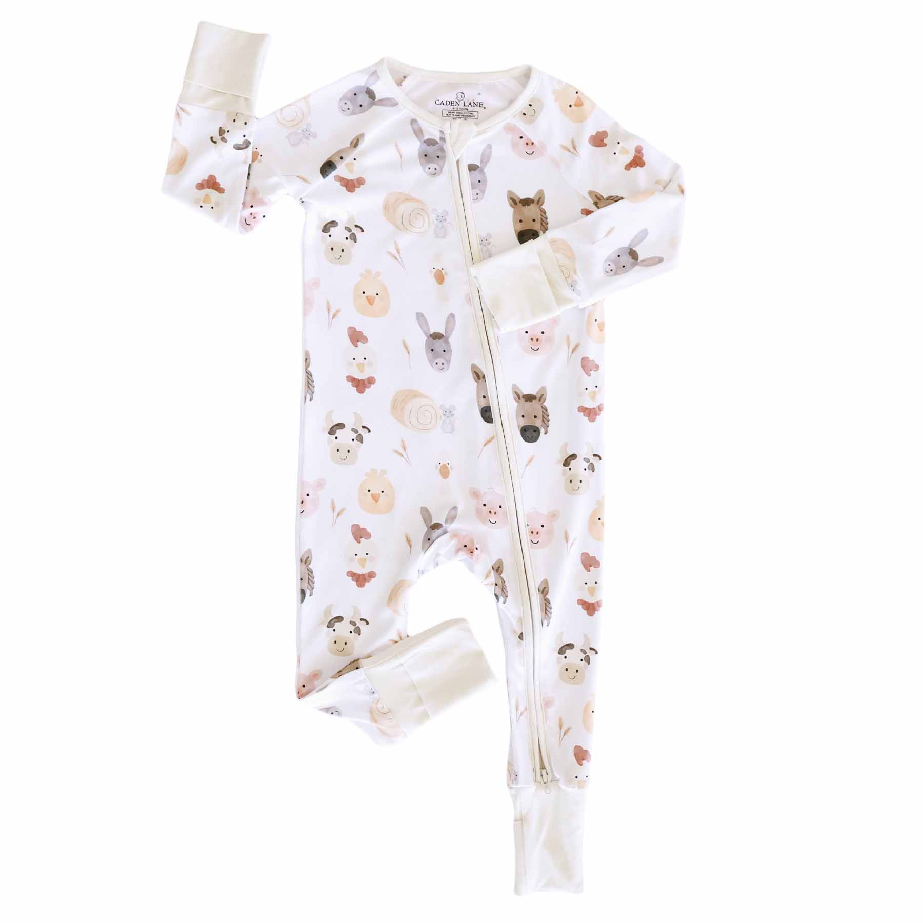 Barnyard Buddies Convertible Zip Romper - Image 2