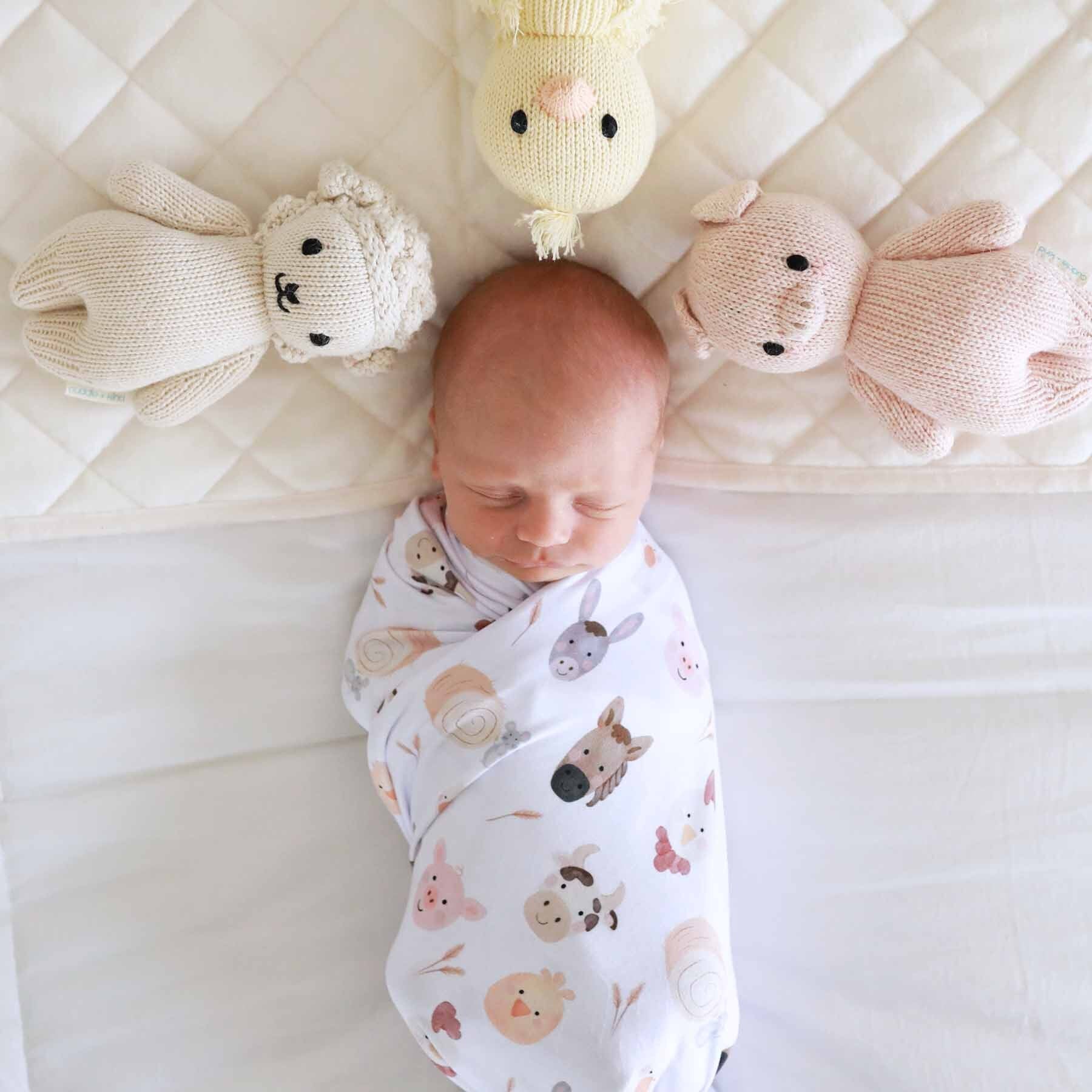 Barnyard Buddies Oversized Swaddle Blanket - Image 4
