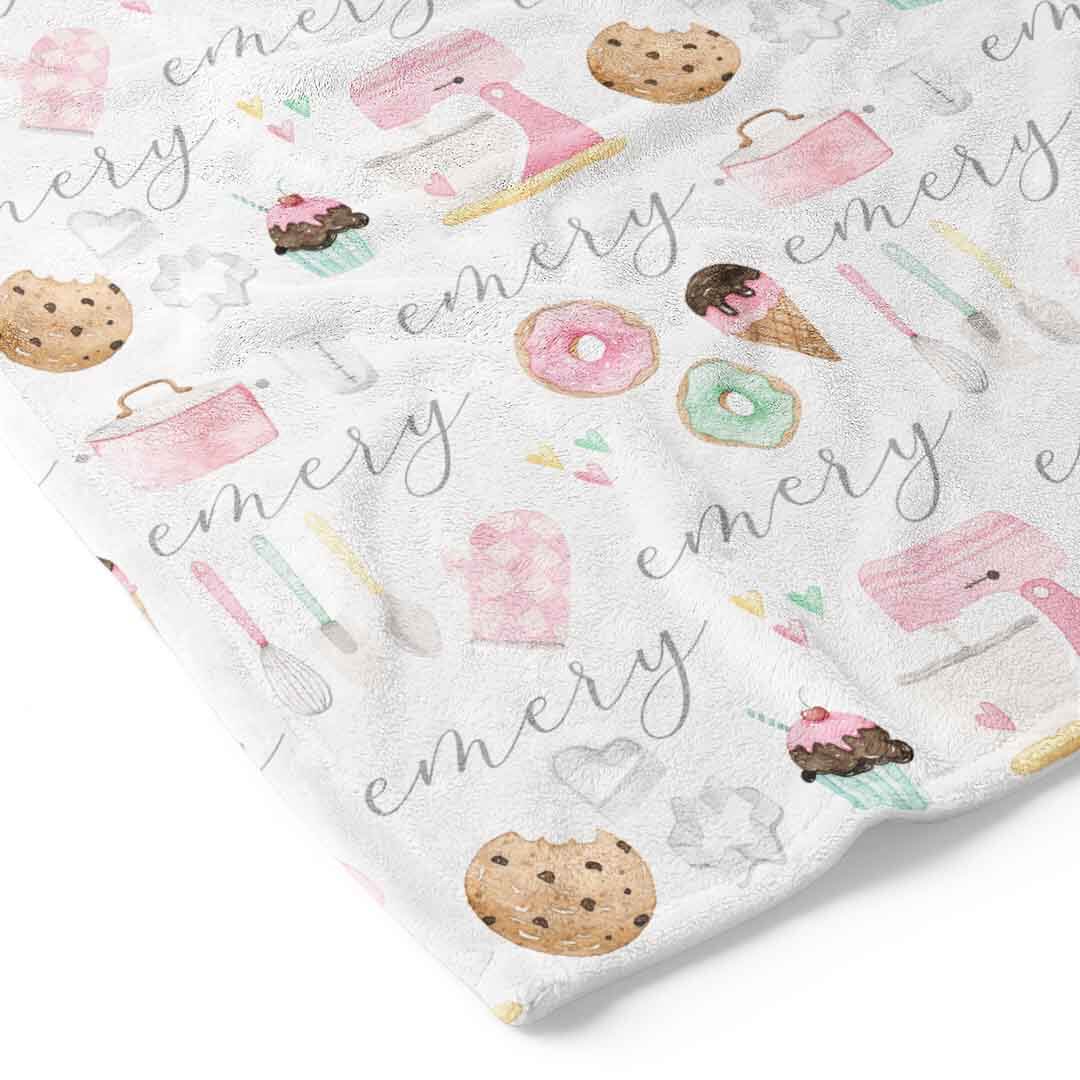 Bella's Bake Shop Personalized Toddler Blanket - Image 3