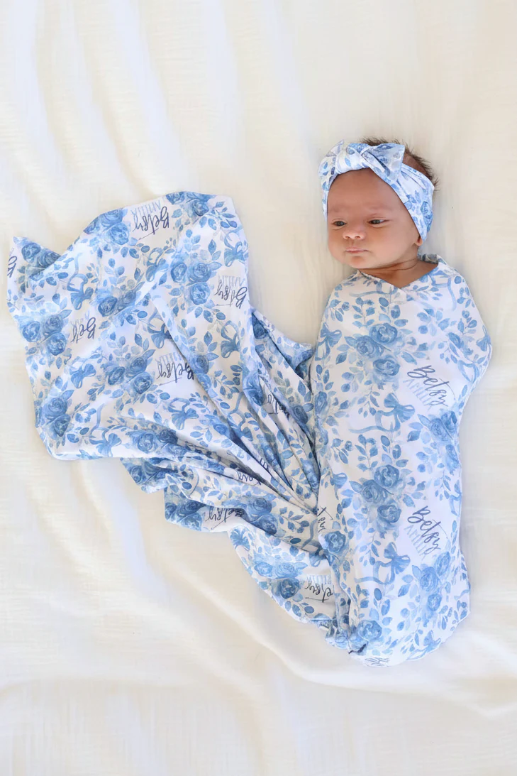 Betsy's Blooms Knit Large Bow Headwrap - Image 5