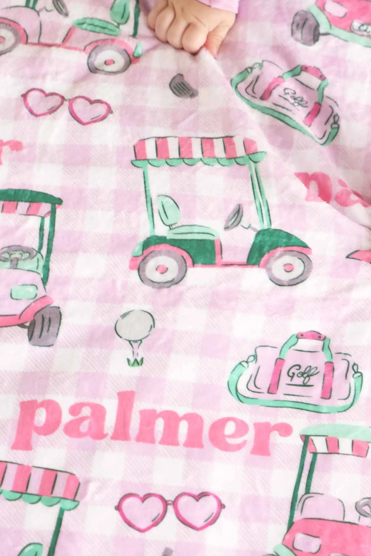 Birdie Babes Personalized Kids Blanket | Pink - Image 4