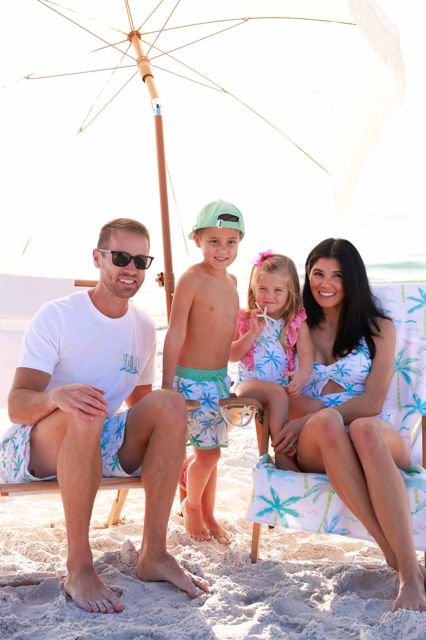 Blue Lagoon Dad Graphic Tee | White - Image 2