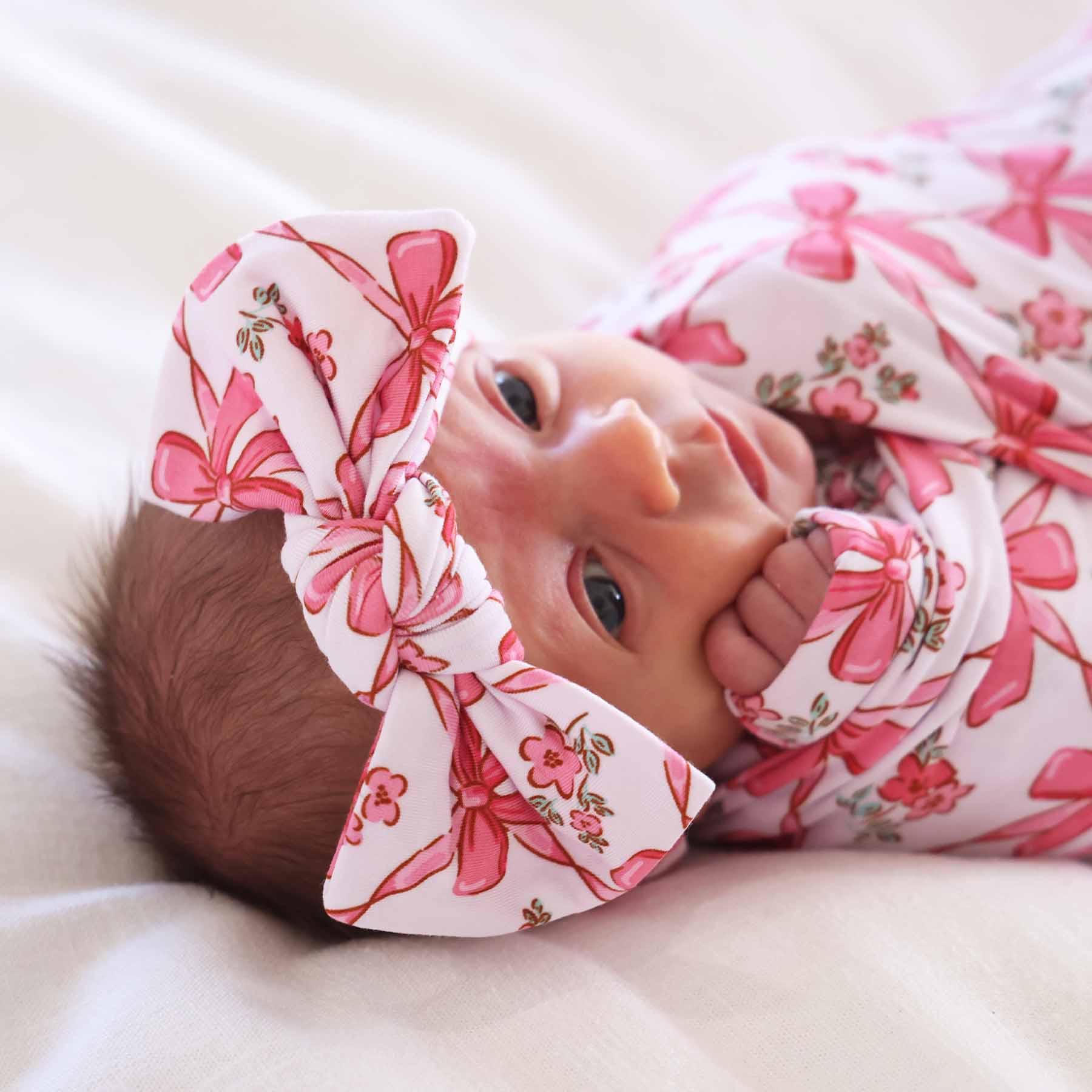Bow Besties Knit Large Bow Headwrap - Image 6