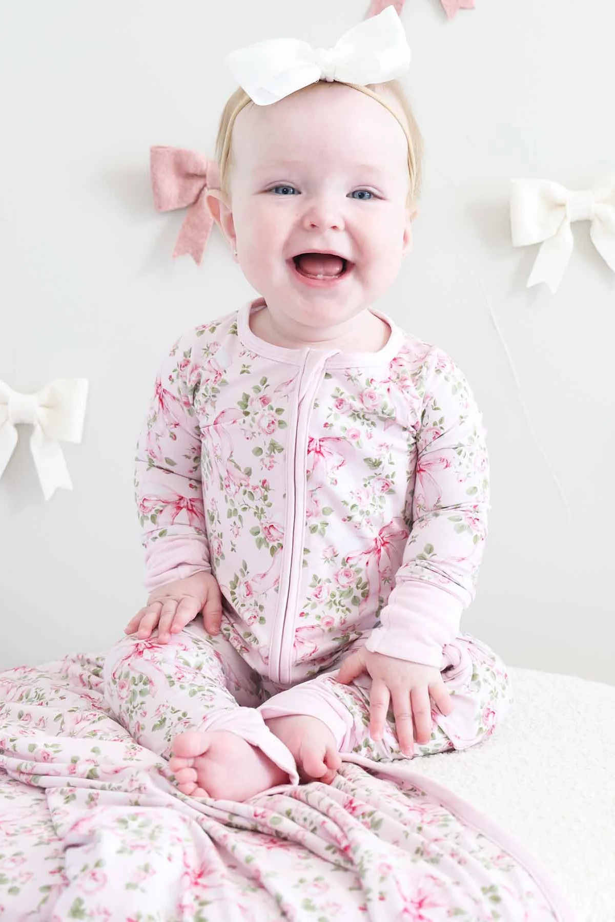 Bows in Bloom Convertible Zip Romper
