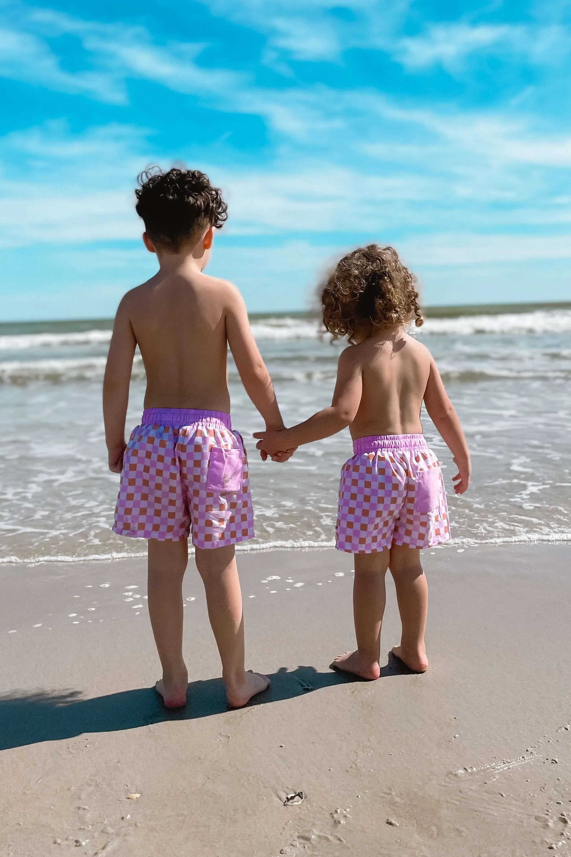 Boy's Swim Trunks | Check Me Out - Image 2