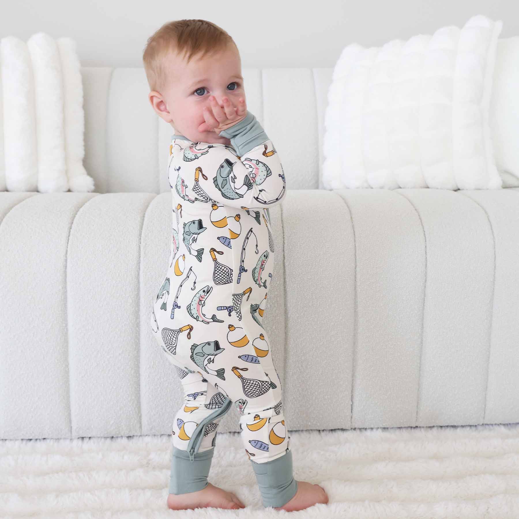 Catch of the Day Convertible Zip Romper - Image 10