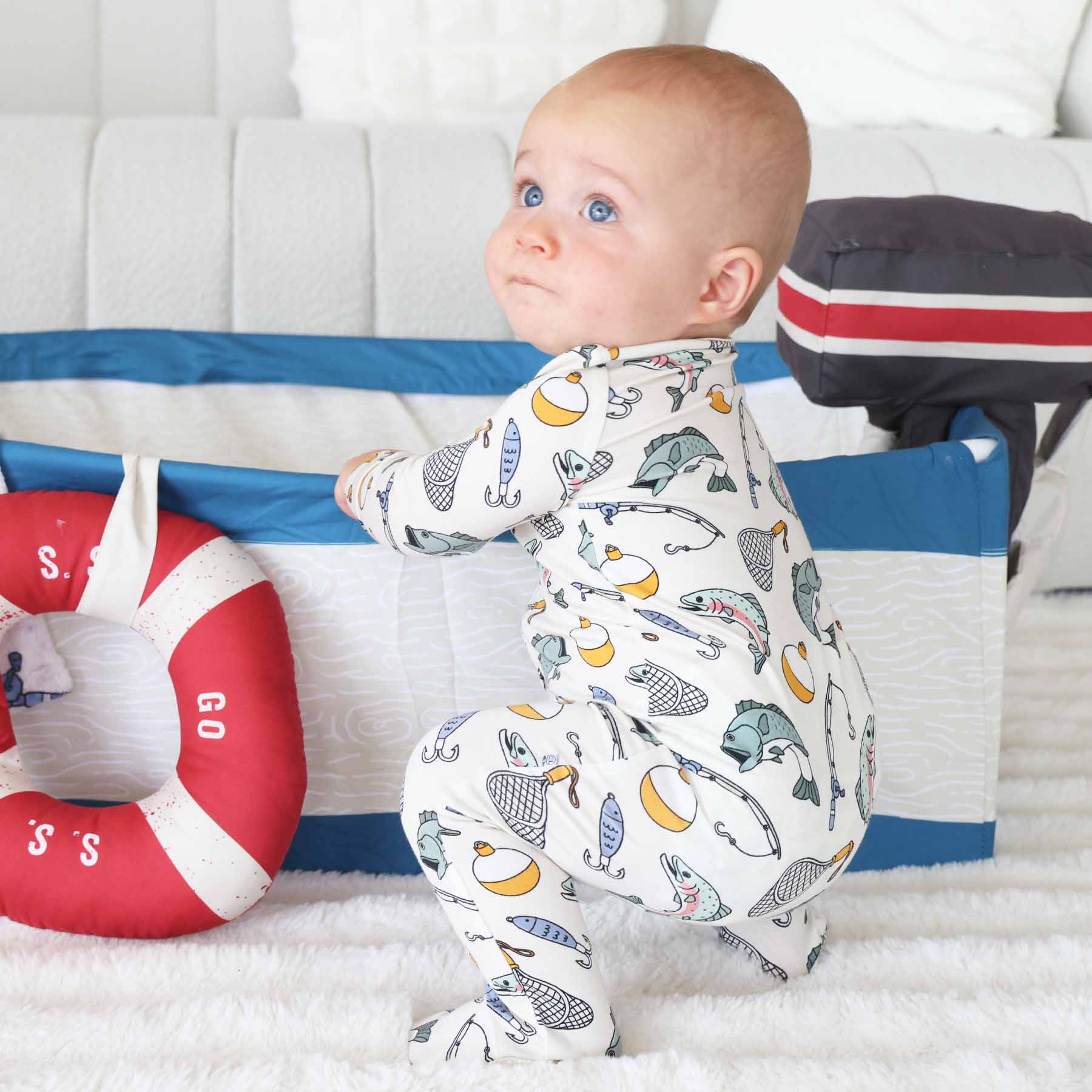 Catch of the Day Zipper Footie - Image 9