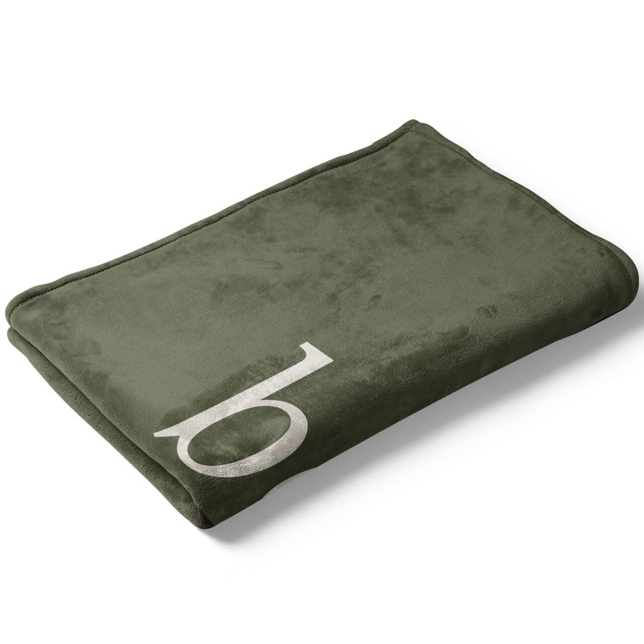 Color Story | Olive Personalized Toddler Blanket - Image 2