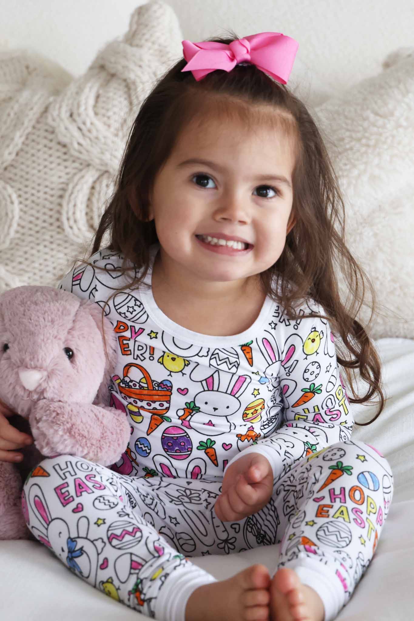Colorable Two Piece Pajama Set | Hoppy Easter - Image 10