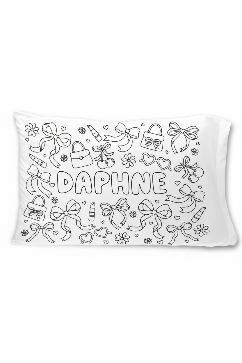 Colorable Personalized Pillow Case | Material Girl