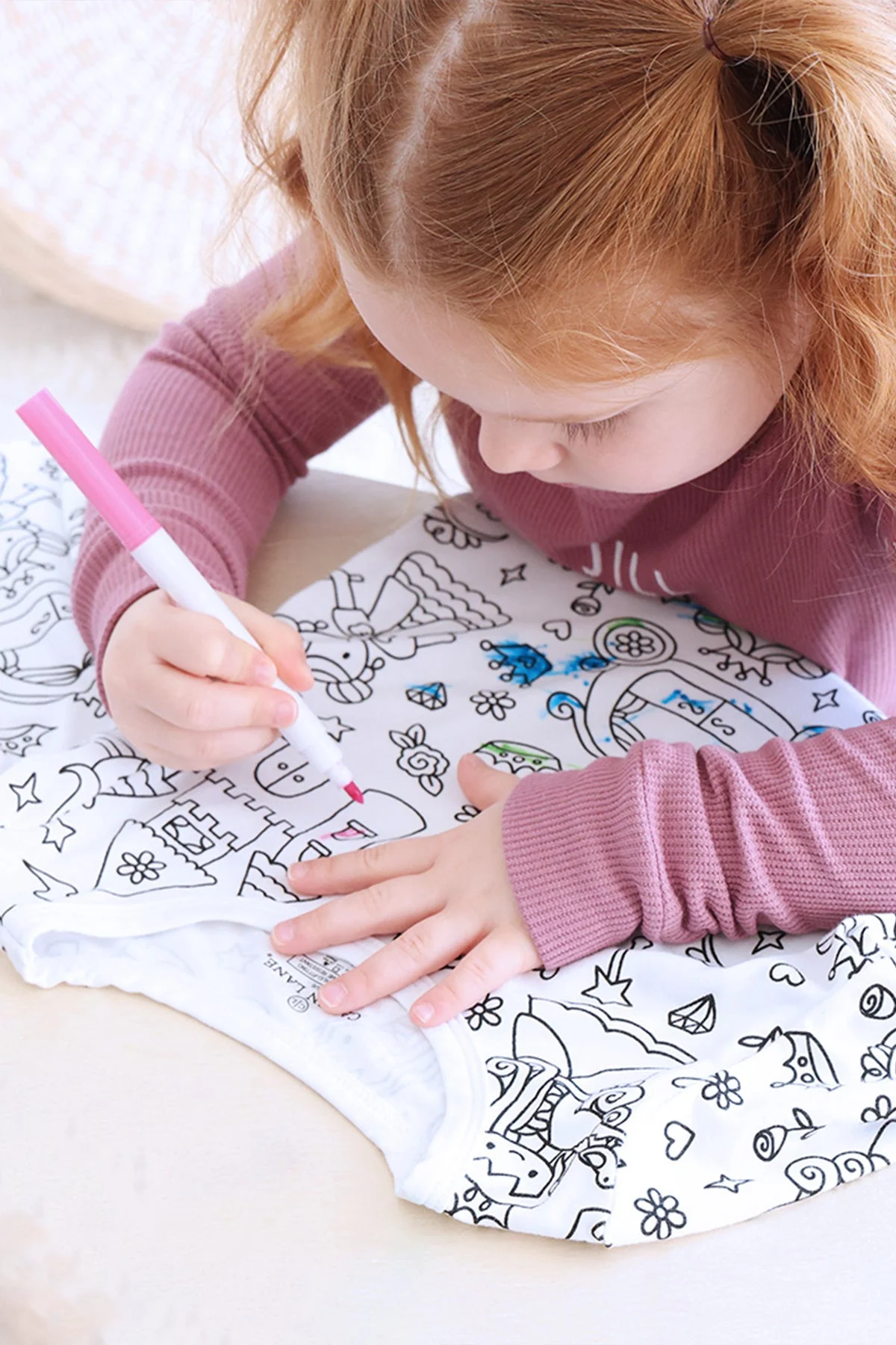 Colorable Two Piece Pajama Set | Far Far Away - Image 3