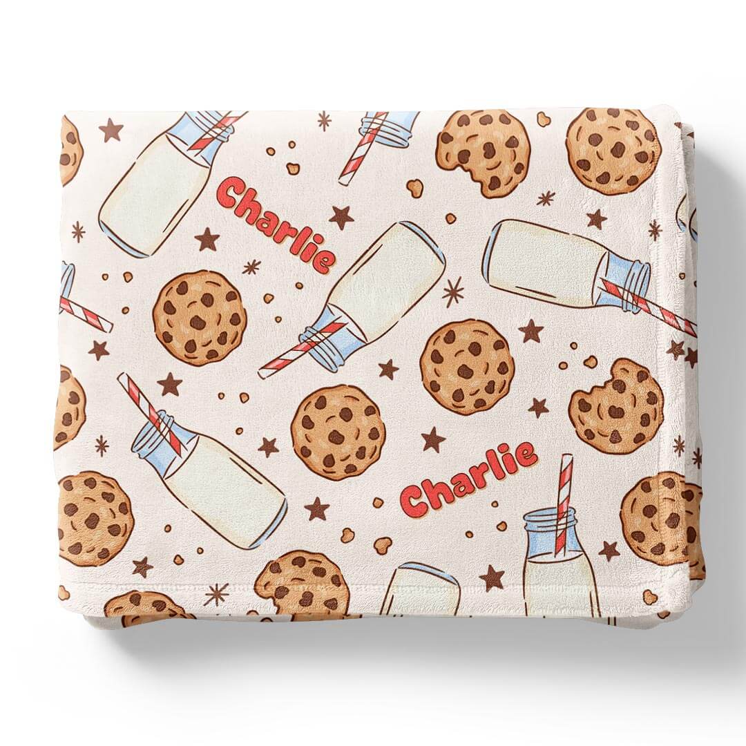 Cookie Cuddles Personalized Kids Blanket - Image 2