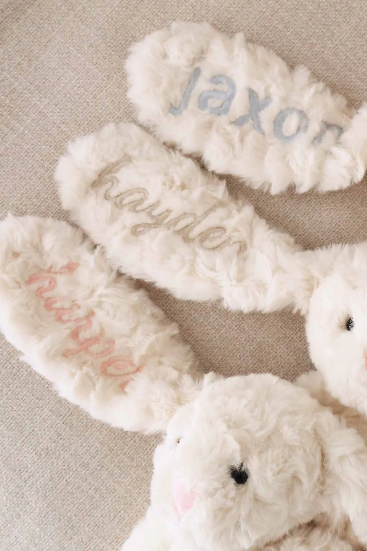 Embroidered Cuddle Plush Friends | Bentley Bunny - Image 2
