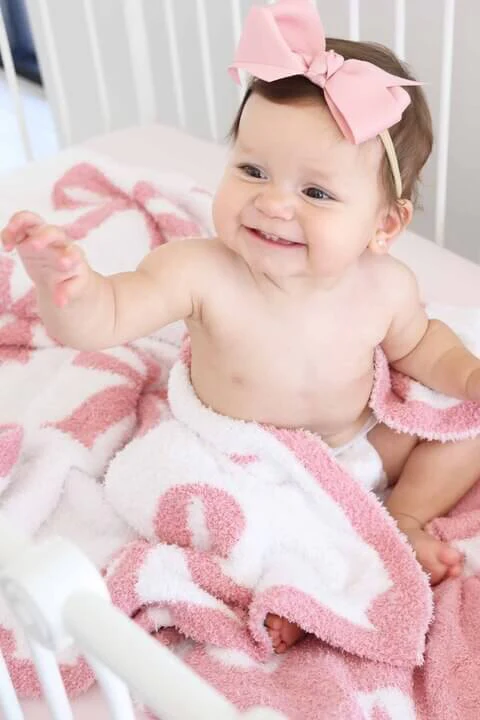 CuddleLane™ Luxe Blankets | Bows - Image 5