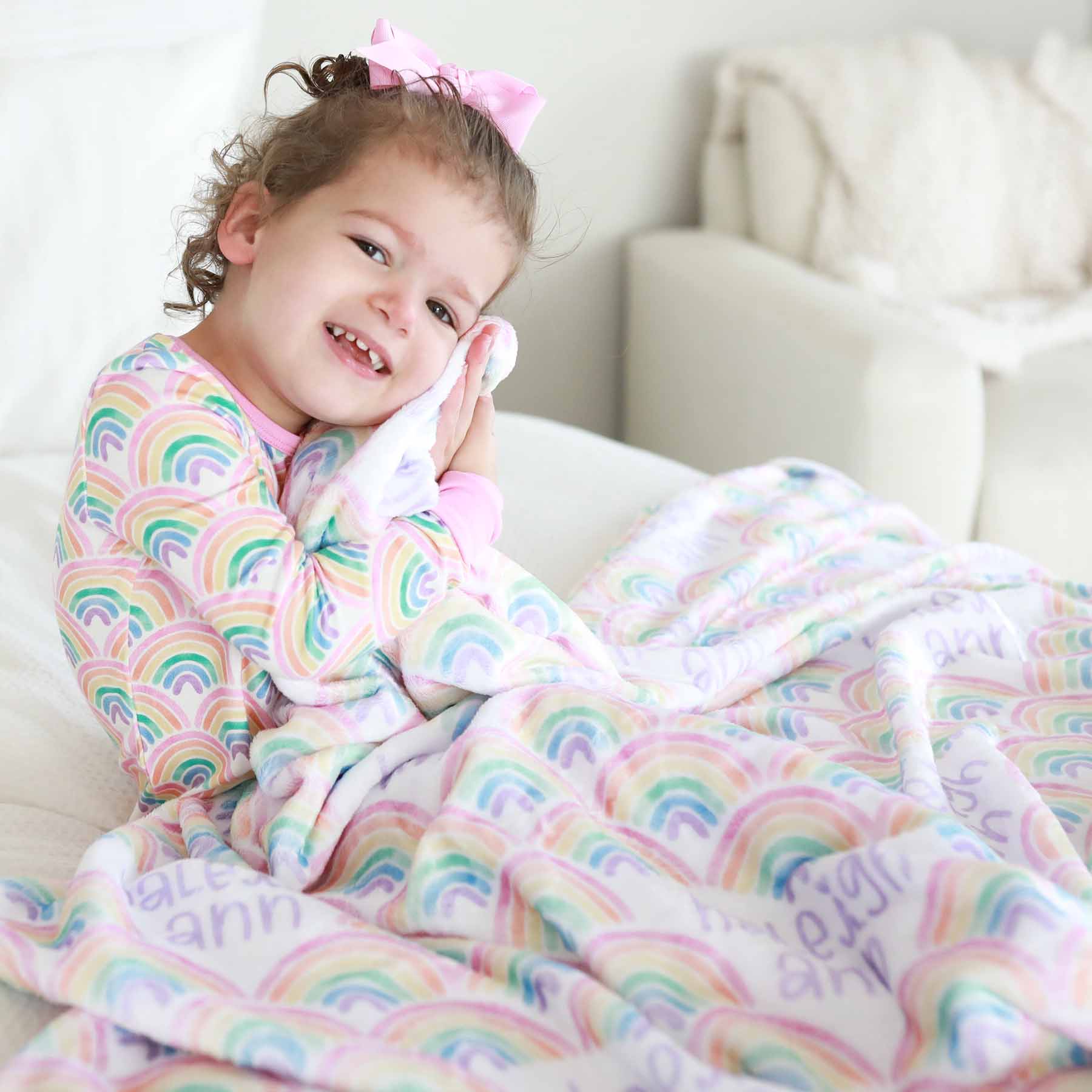 Daydream Personalized Kids Blanket - Image 3