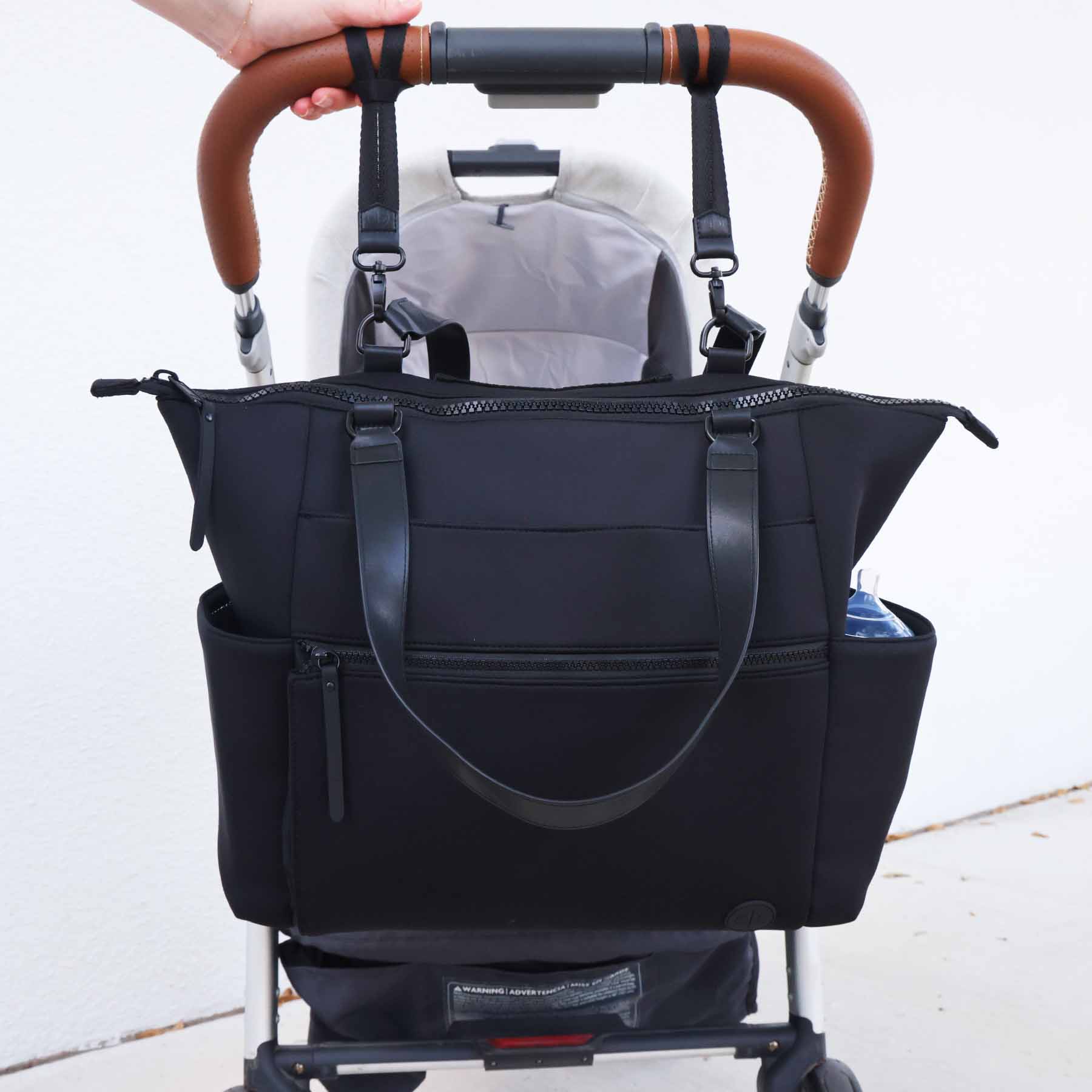Diaper Bag Stroller Straps | Black - Image 2