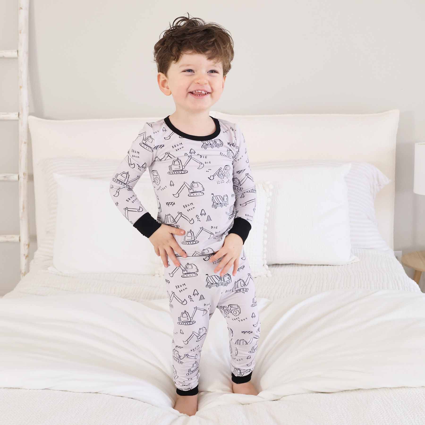 Doodle Dozers Two Piece Pajama Set - Image 3