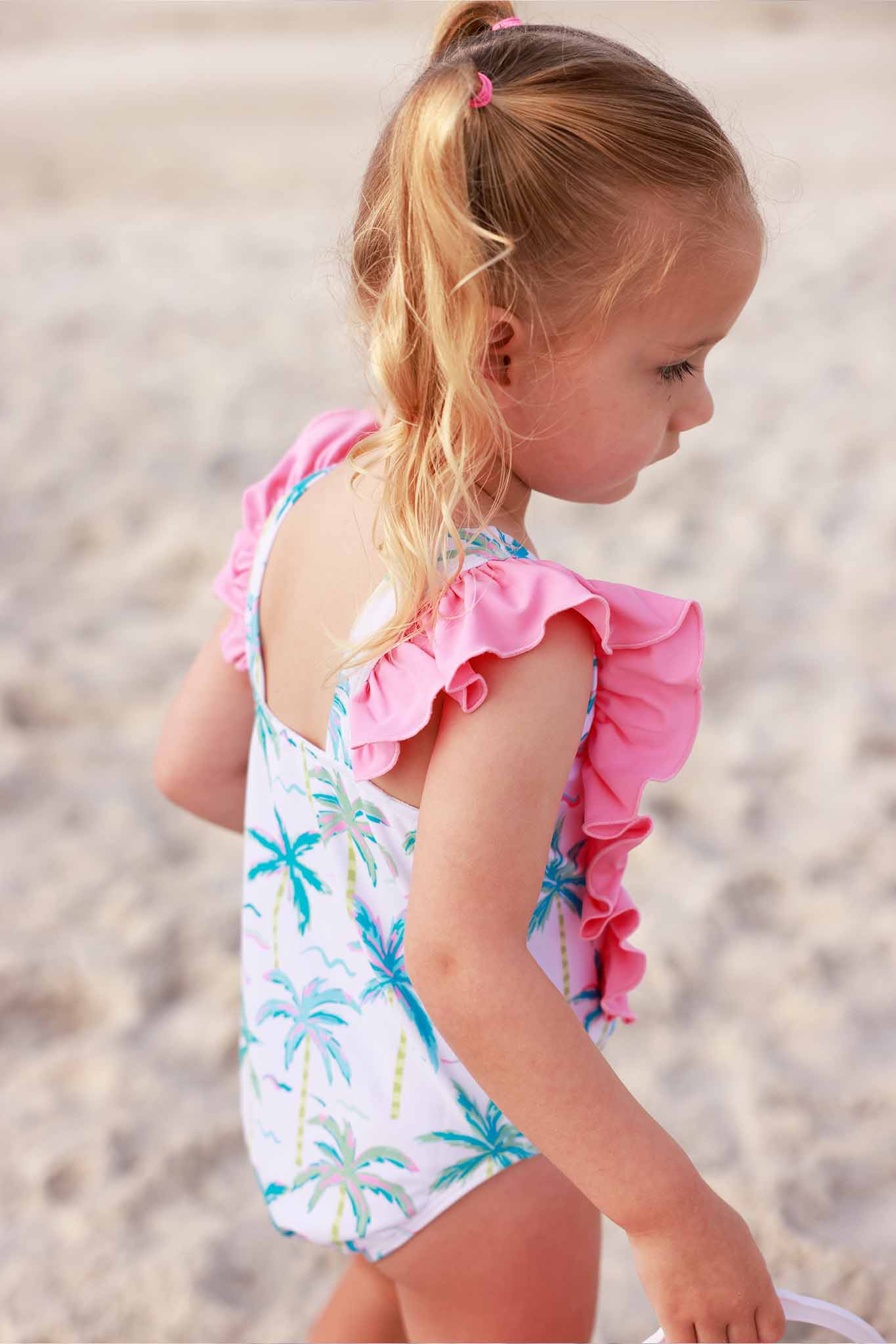 Double Ruffle One Piece | Blue Lagoon - Image 10