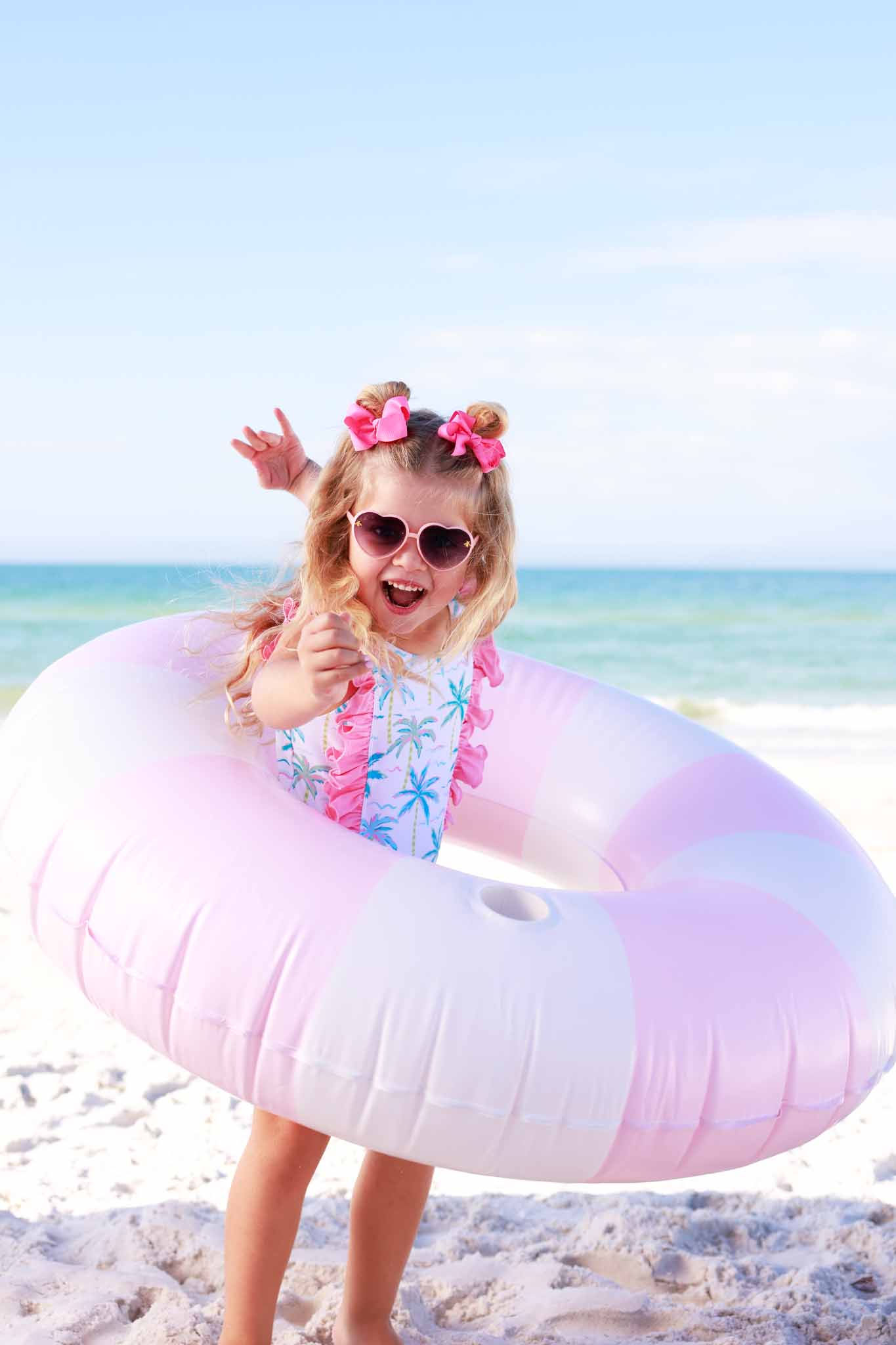Double Ruffle One Piece | Blue Lagoon - Image 16