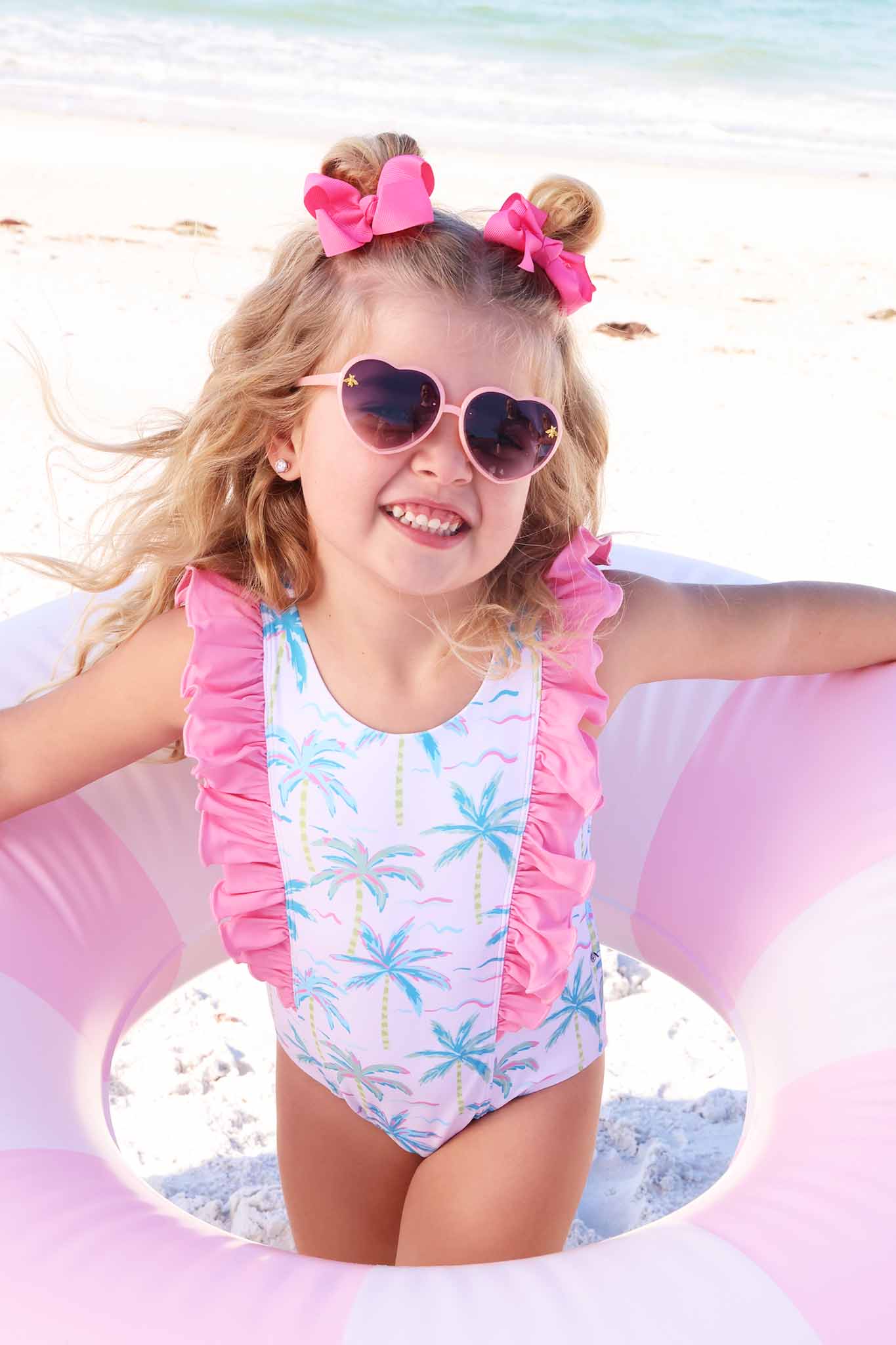 Double Ruffle One Piece | Blue Lagoon - Image 20