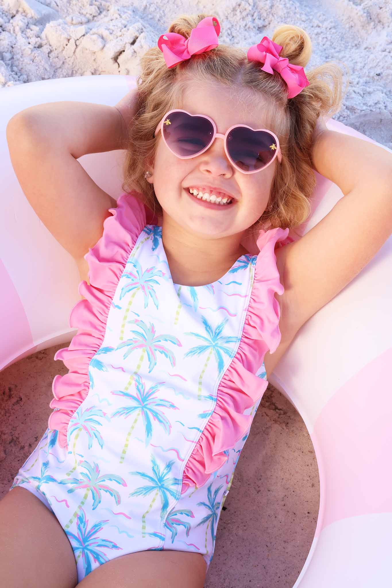 Double Ruffle One Piece | Blue Lagoon - Image 8