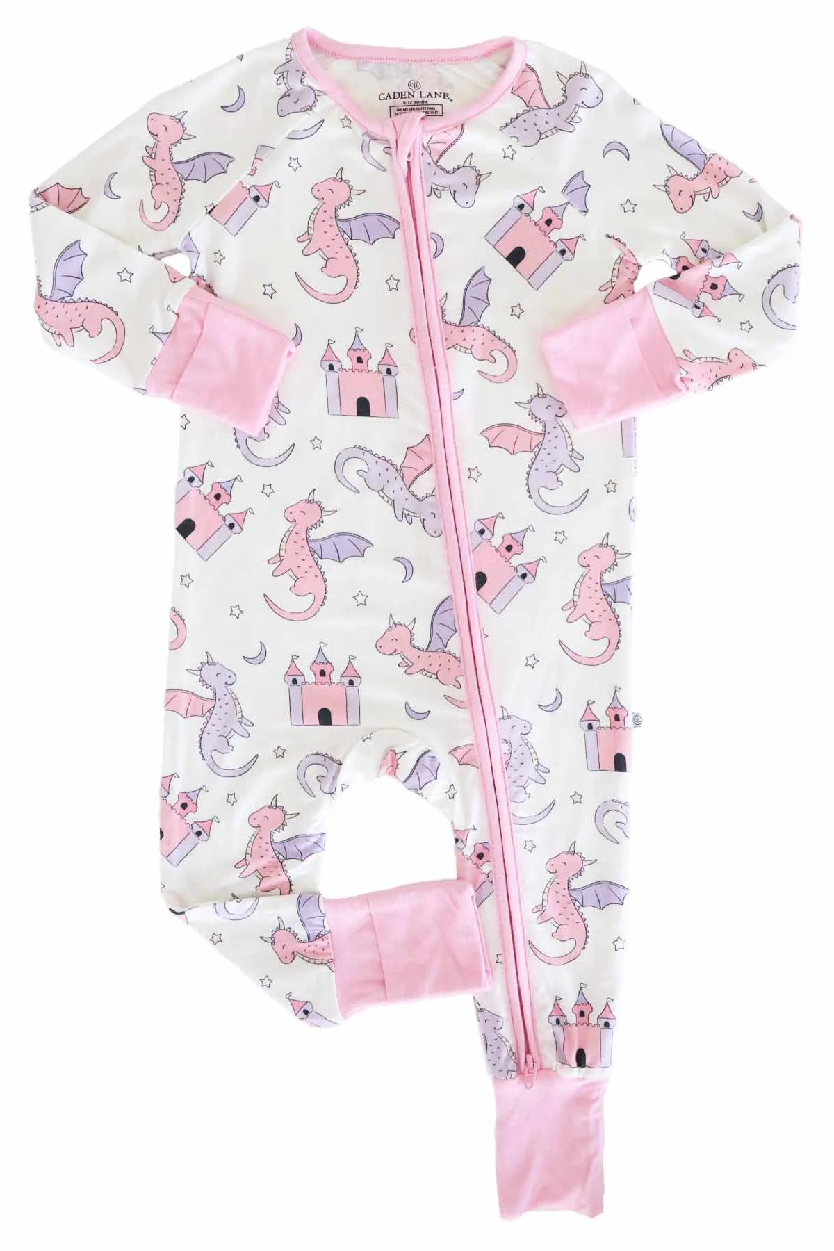 Dragon Adventure Convertible Zip Romper | Pink - Image 6