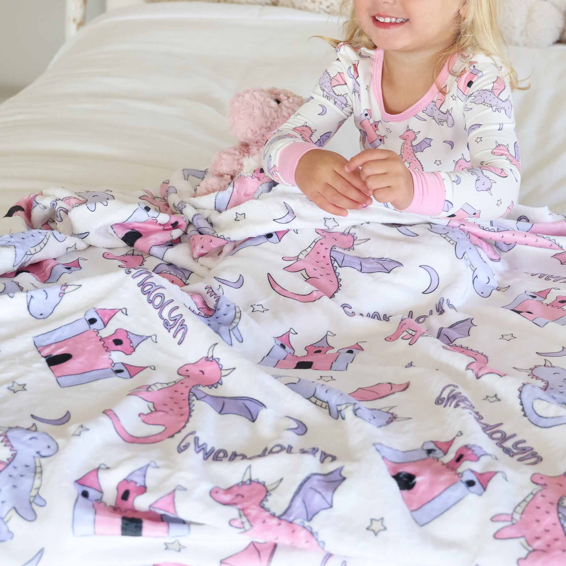 Personalized Themed Blankets for Girls - Image 133