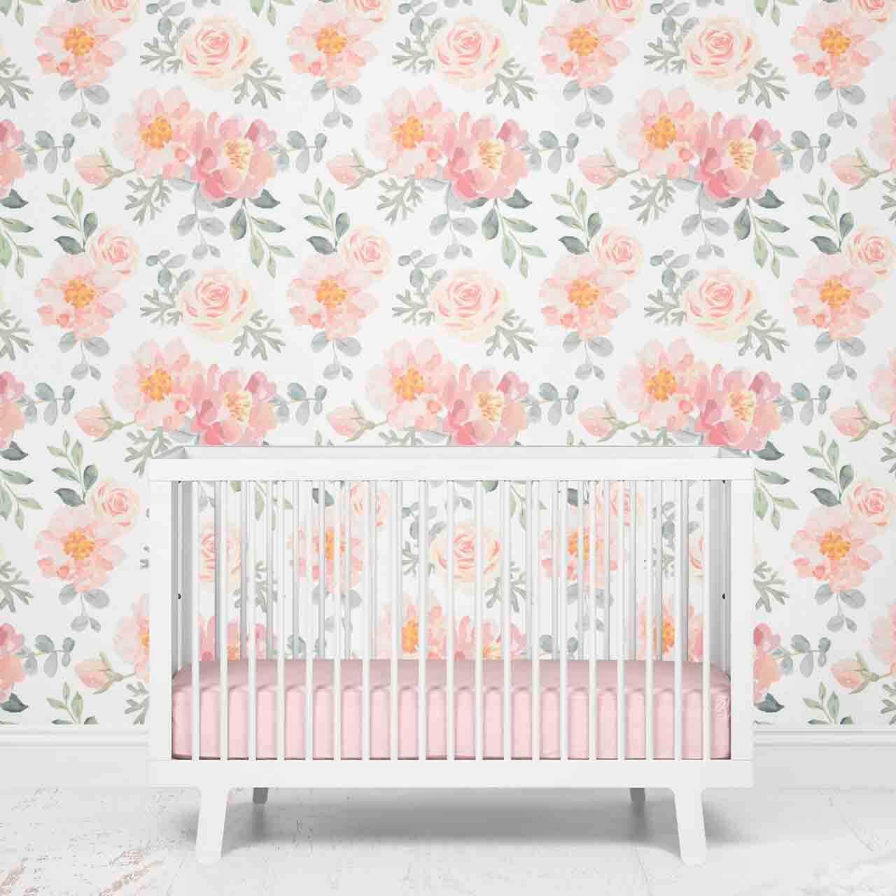 Ella's Vintage Dusty Rose Removable Wallpaper - Image 2