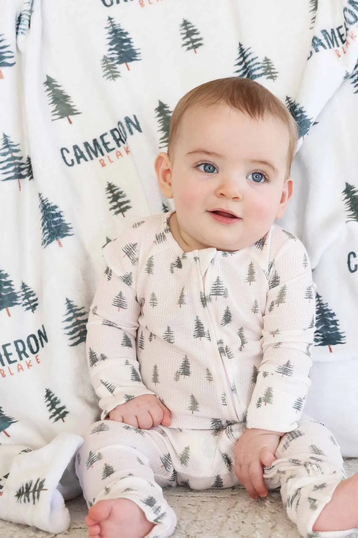 Evergreen Bamboo Waffle Convertible Zip Romper