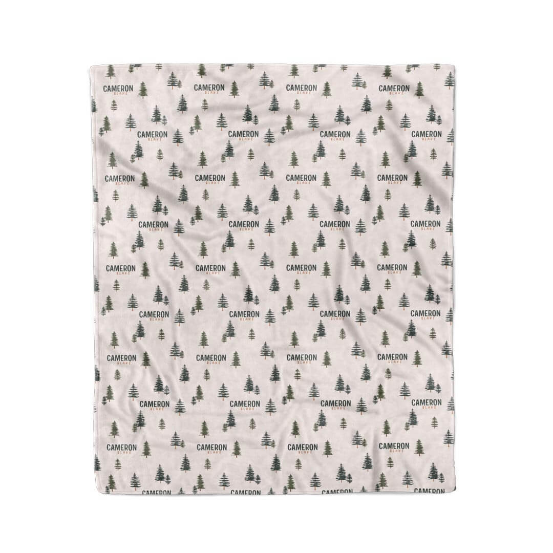 Evergreen Personalized Kids Blanket - Image 3