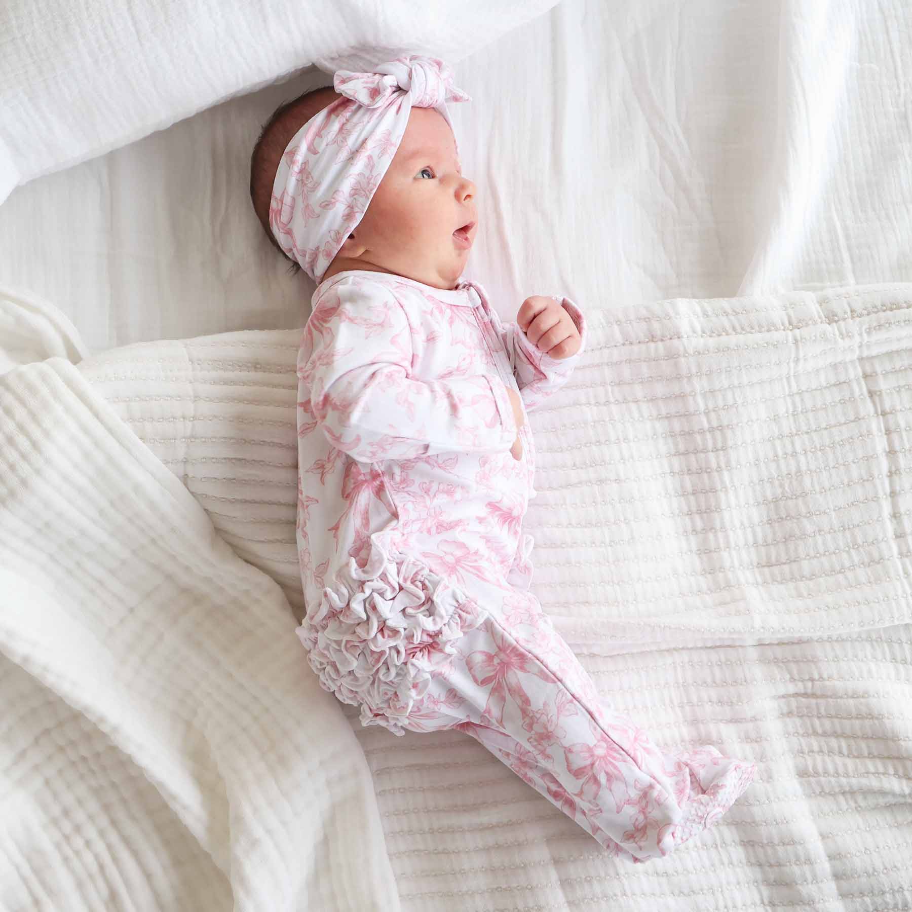 Printed Knit Large Bow Headwraps - Image 36