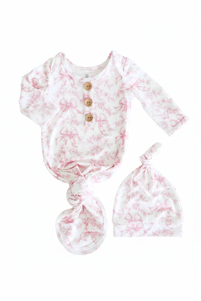 Printed Knot Gowns for Girls | Best Sellers - Image 26